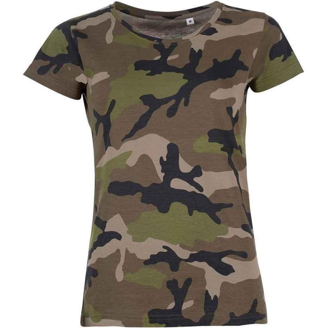 SOL'S Ladies Camo T-Shirt