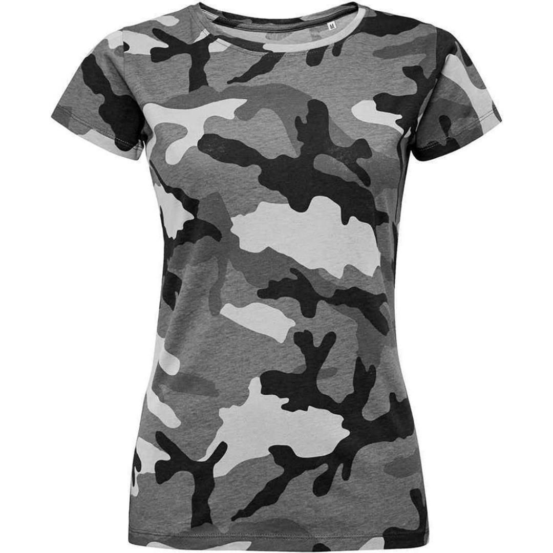 SOL'S Ladies Camo T-Shirt