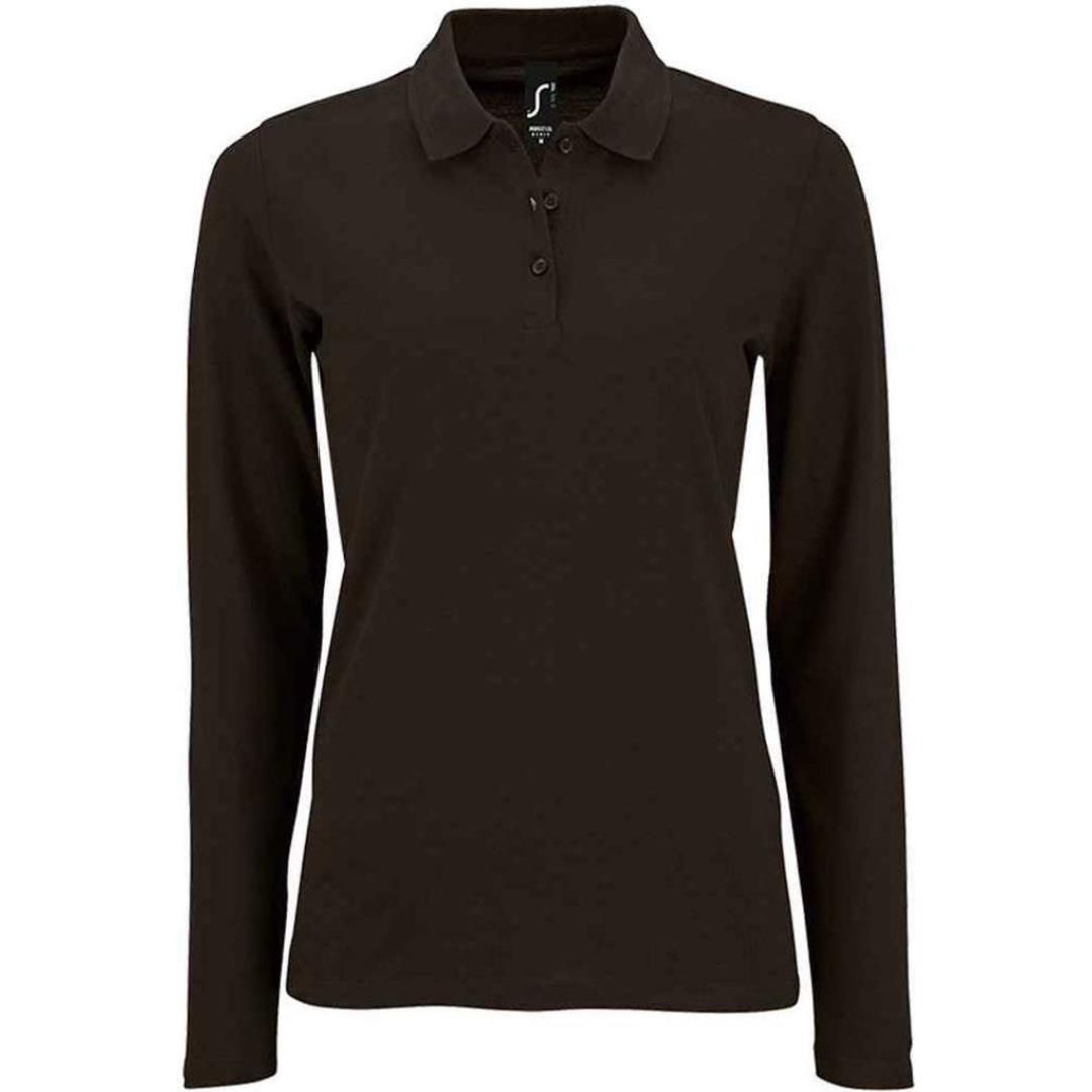 SOL'S Ladies Perfect Long Sleeve Piqué Polo Shirt