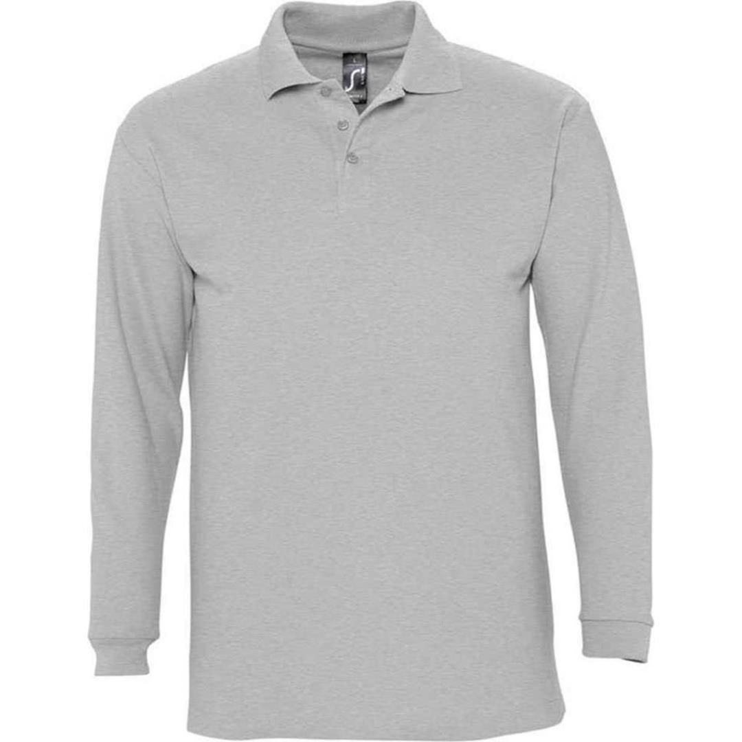 SOL'S Winter II Long Sleeve Cotton Piqué Polo Shirt