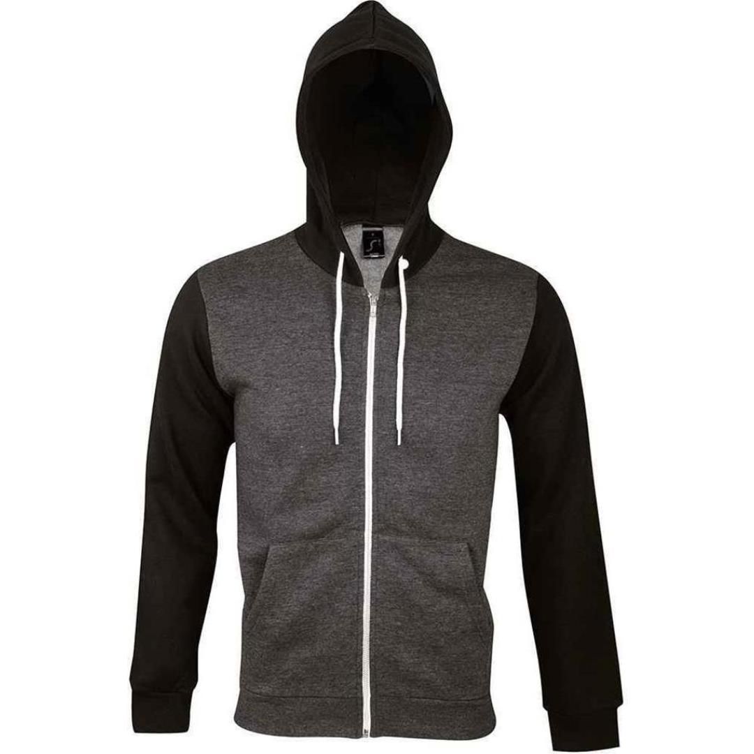 SOL'S Unisex Silver Hooded Jacket