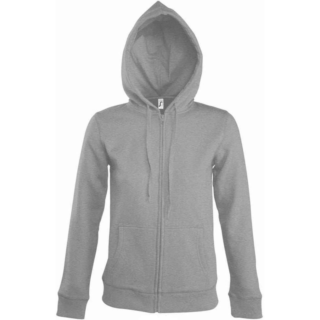 SOL'S Ladies Seven Zip Hooded Sweatshirt