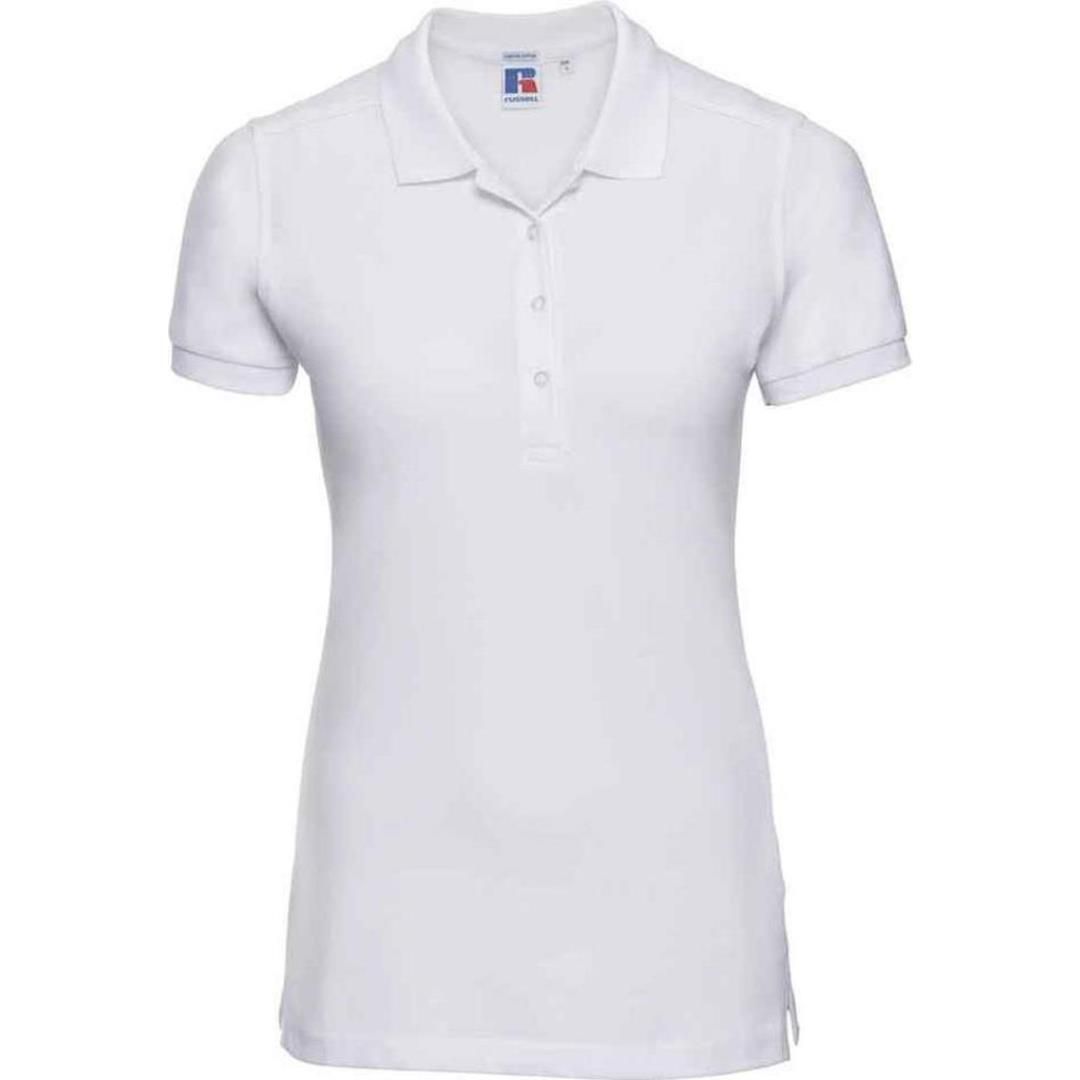 Russell Ladies Stretch Piqué Polo Shirt