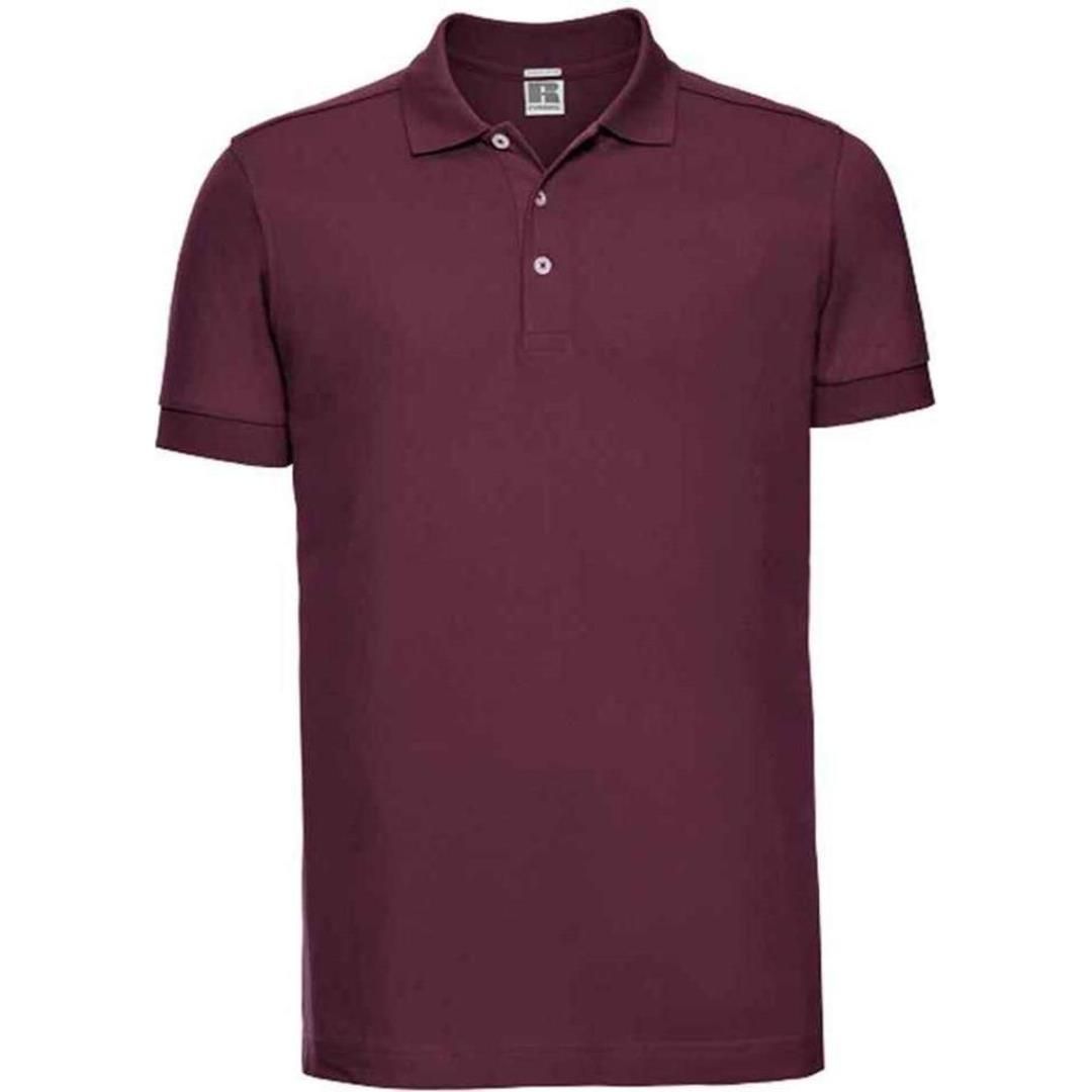 Russell Stretch Piqué Polo Shirt