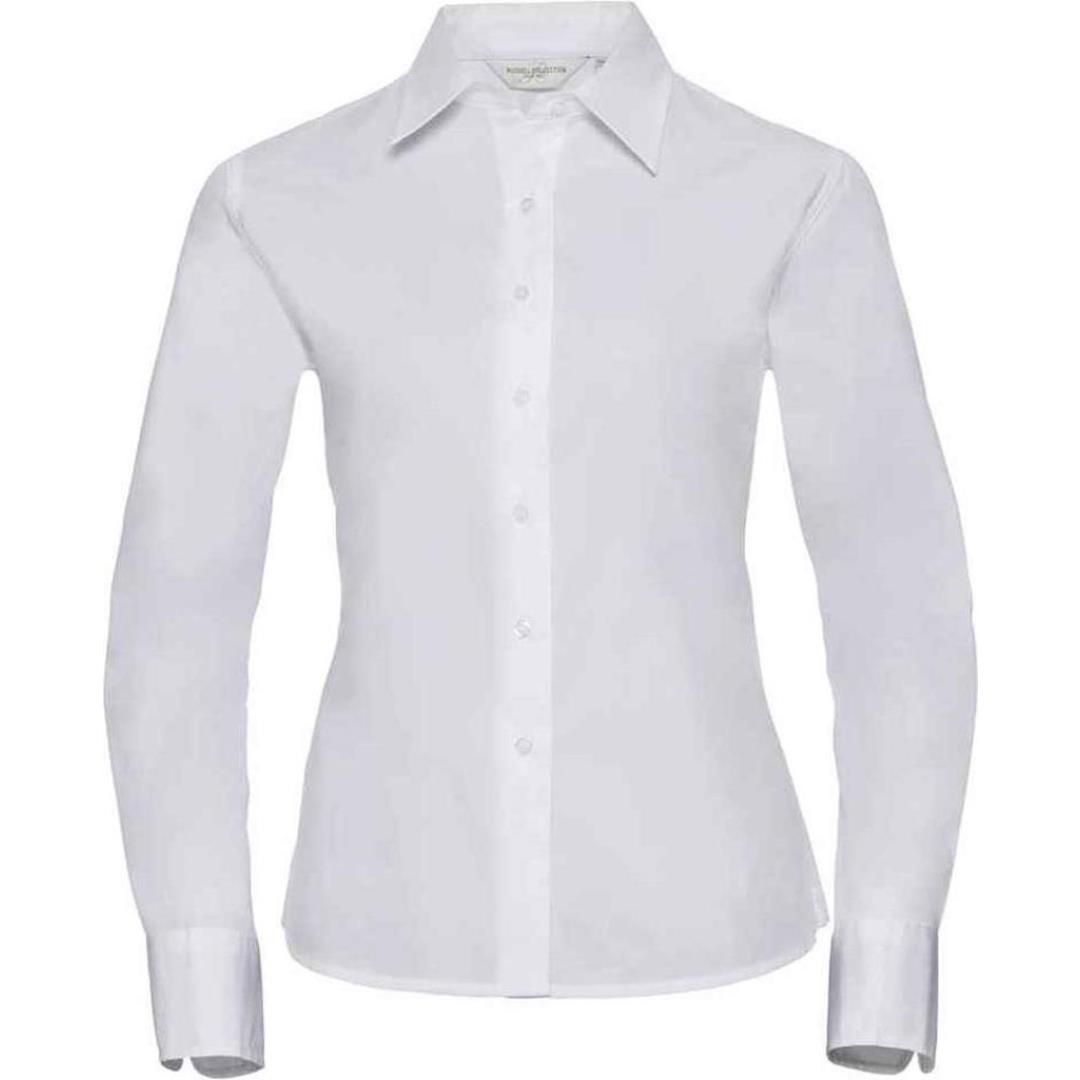 Russell Collection Ladies Long Sleeve Classic Twill Shirt