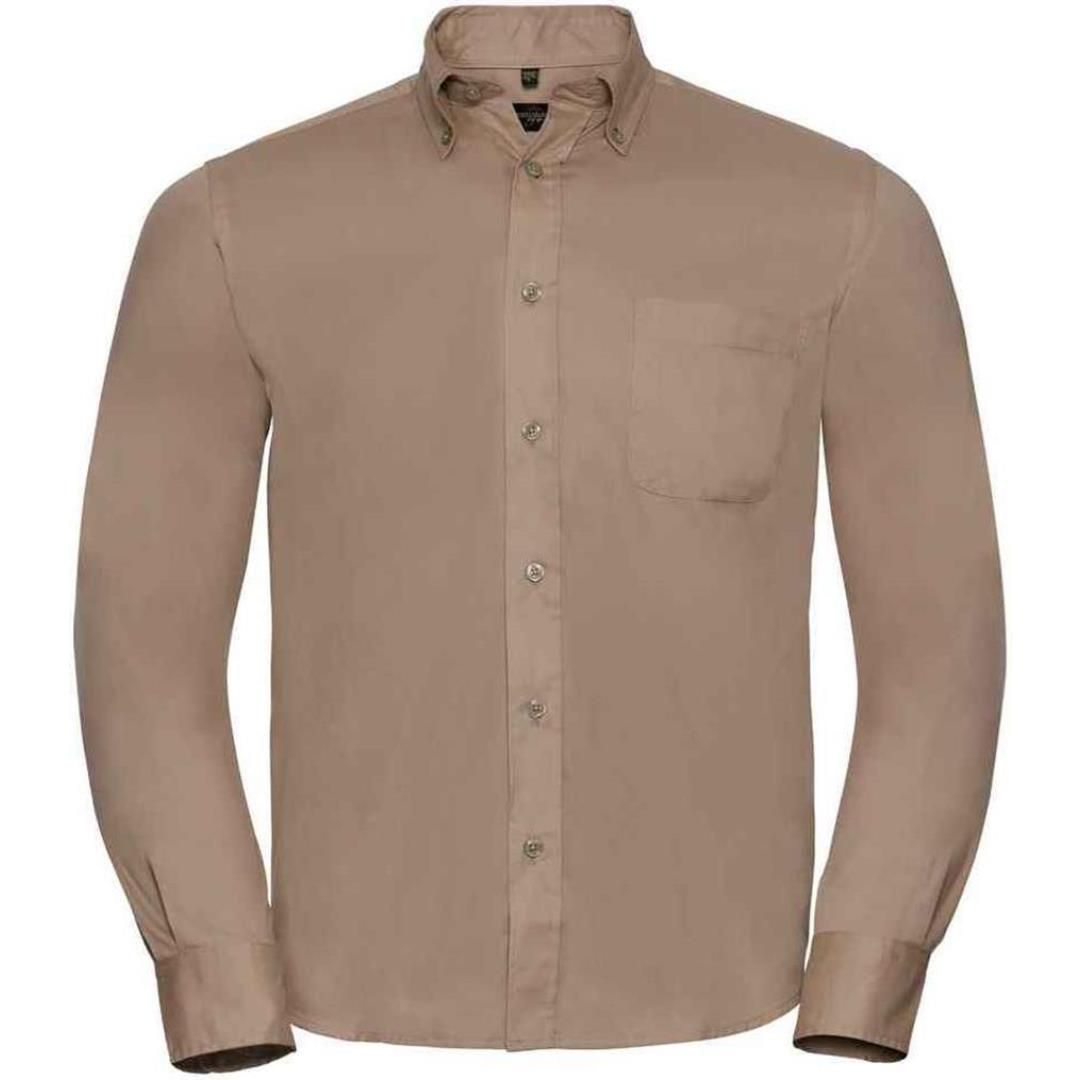 Russell Collection Long Sleeve Classic Twill Shirt