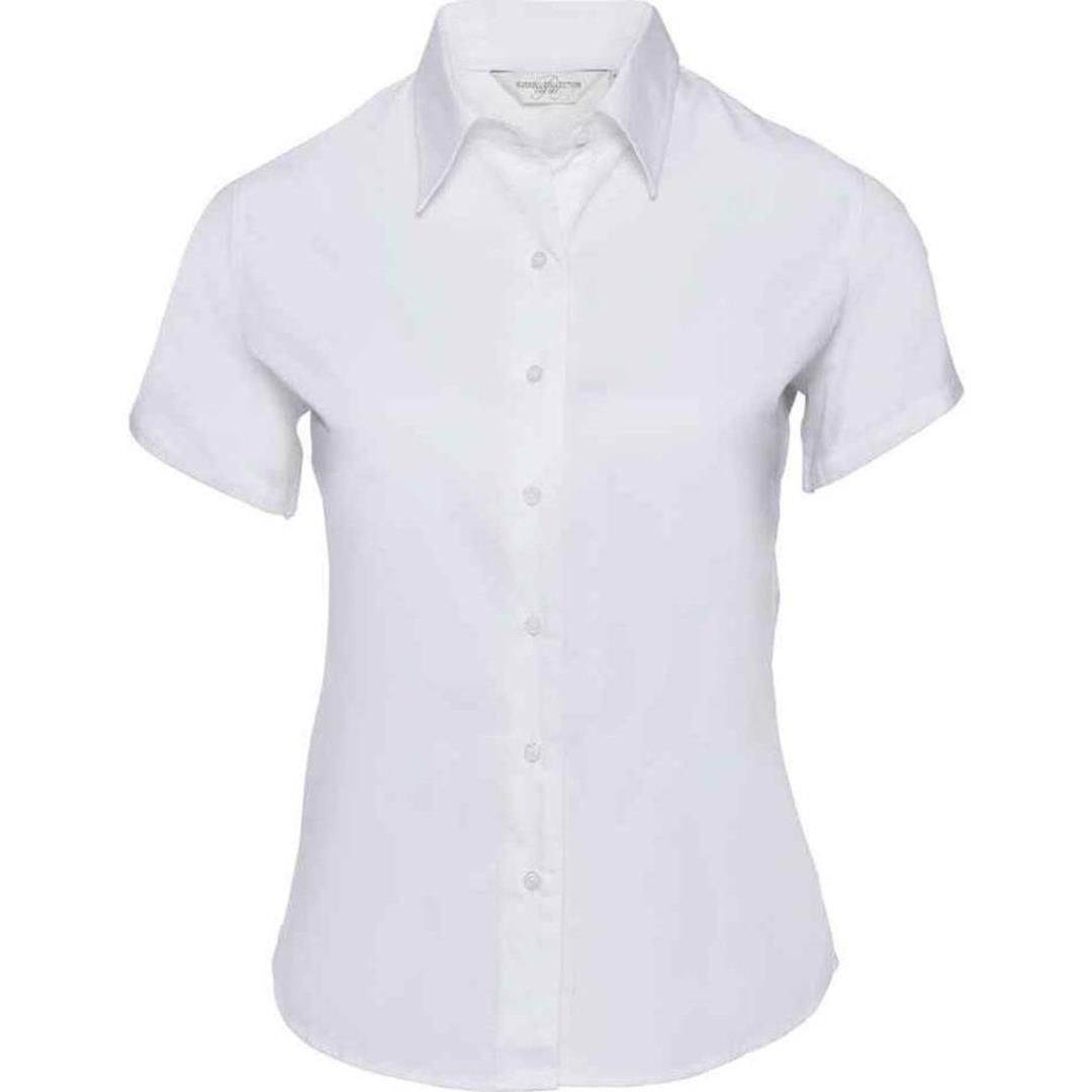 Russell Collection Ladies Short Sleeve Classic Twill Shirt