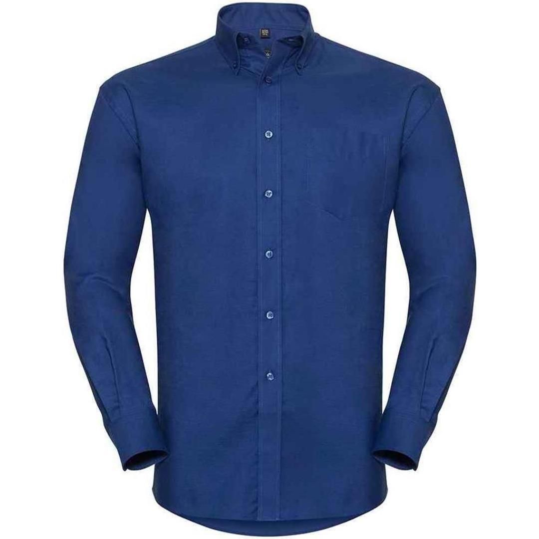 Russell Collection Long Sleeve Easy Care Oxford Shirt