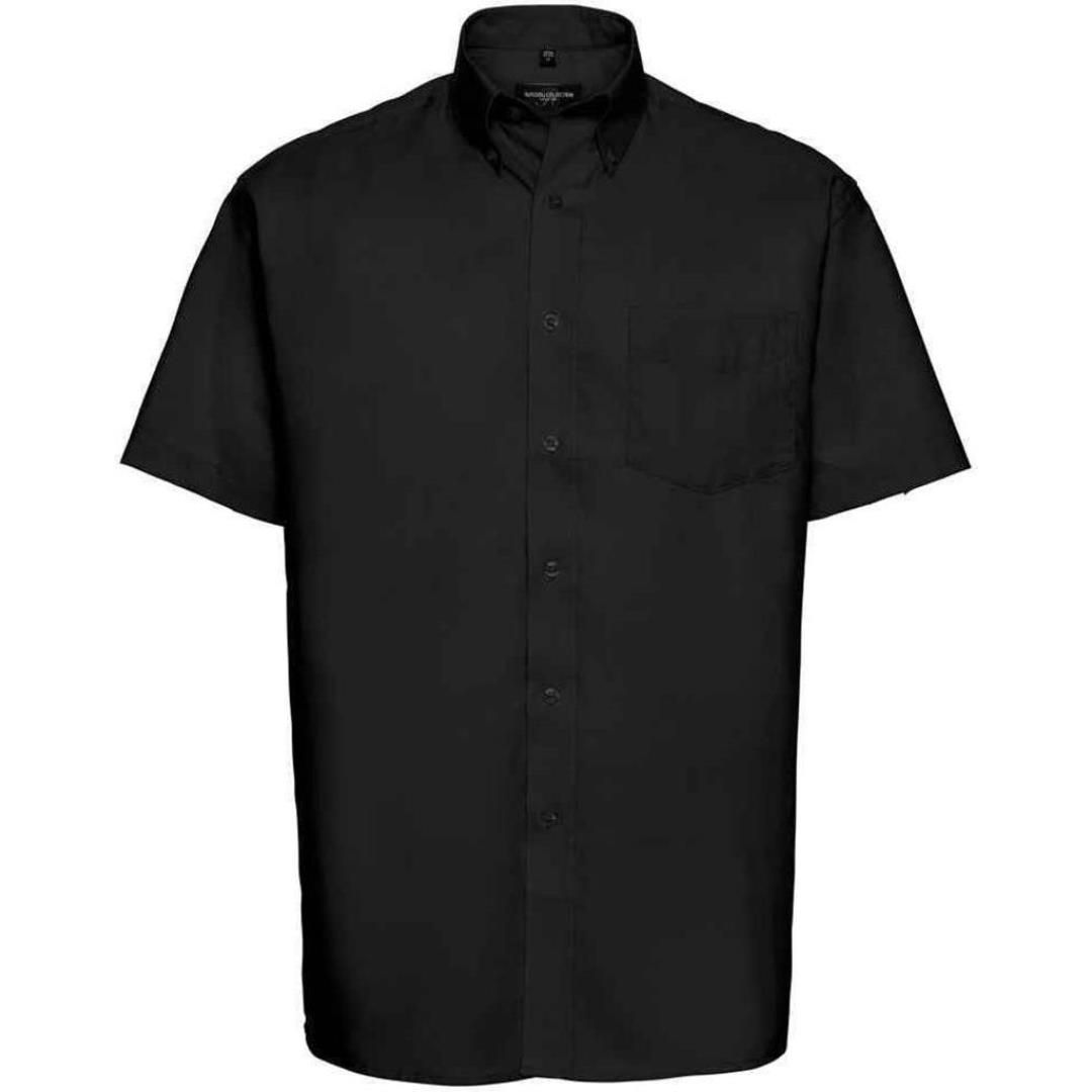 Russell Collection Short Sleeve Easy Care Oxford Shirt