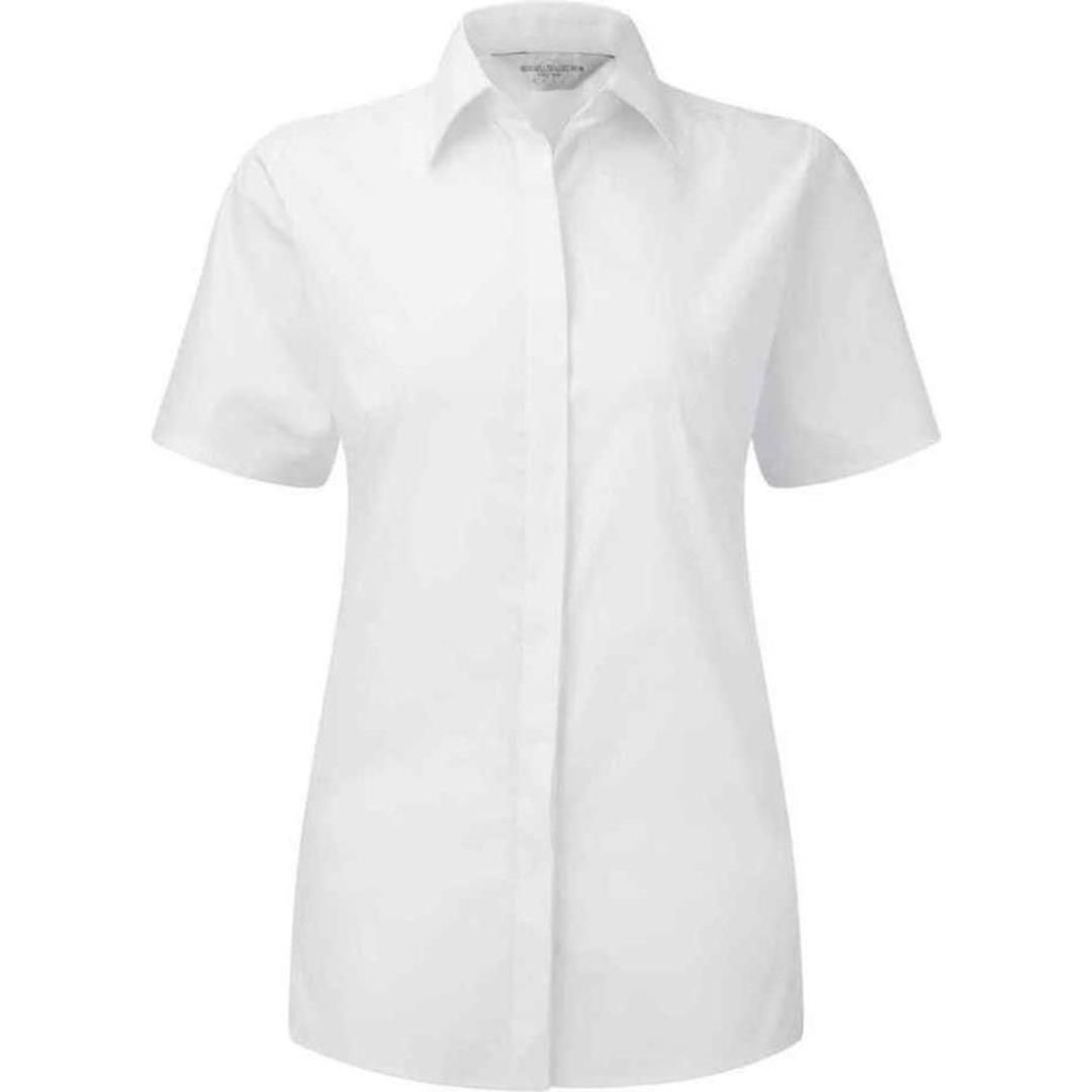 Russell Collection Ladies Short Sleeve Ultimate Stretch Shirt