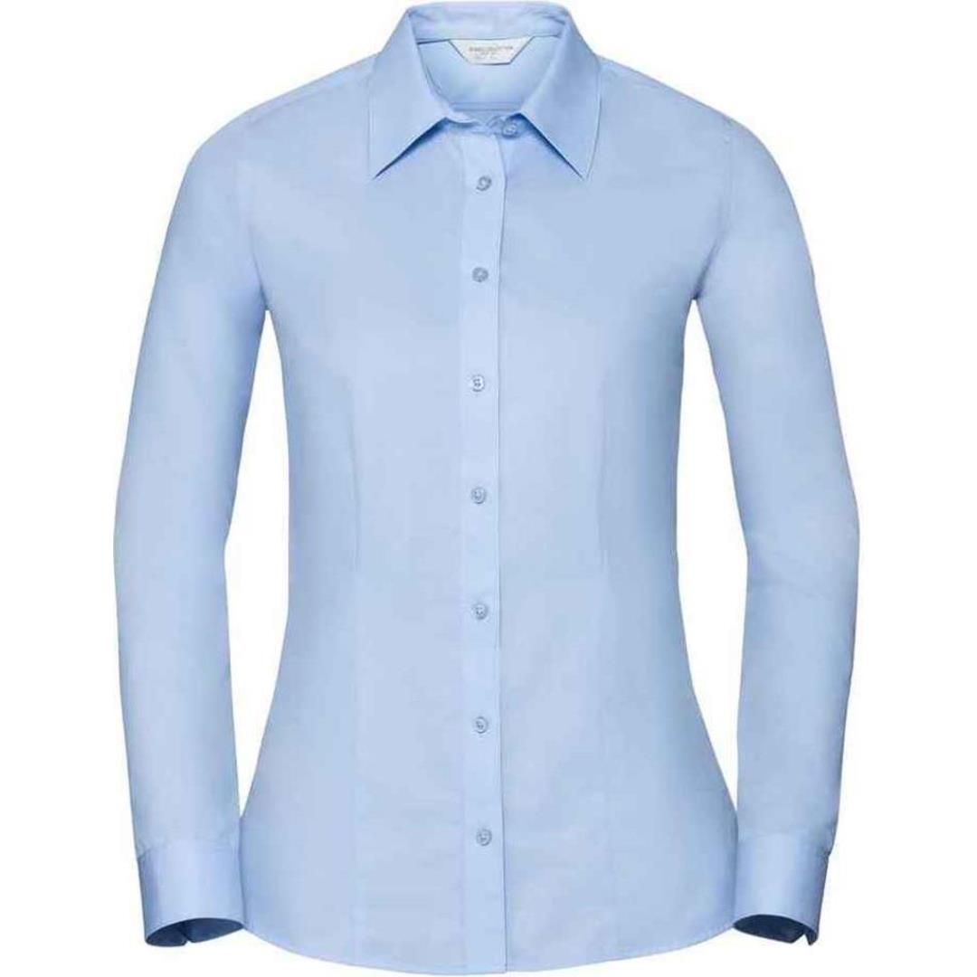 Russell Collection Ladies Long Sleeve Tailored Coolmax® Shirt