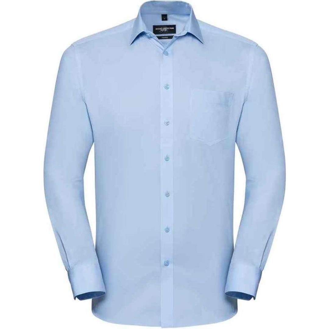 Russell Collection Long Sleeve Tailored Coolmax® Shirt