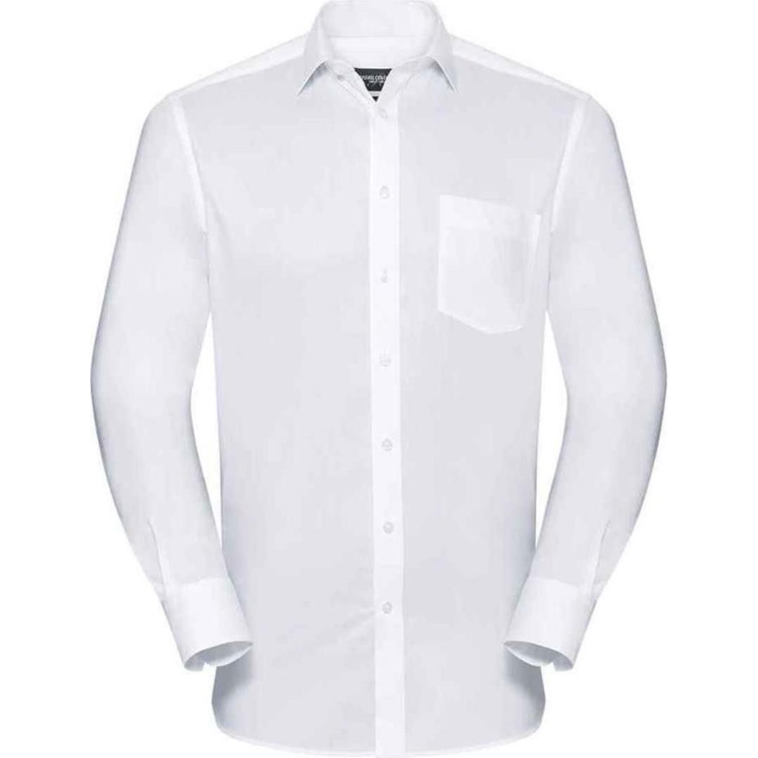 Russell Collection Long Sleeve Tailored Coolmax® Shirt