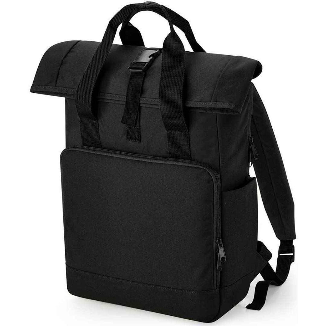 BagBase Recycled Twin Handle Roll-Top Laptop Backpack