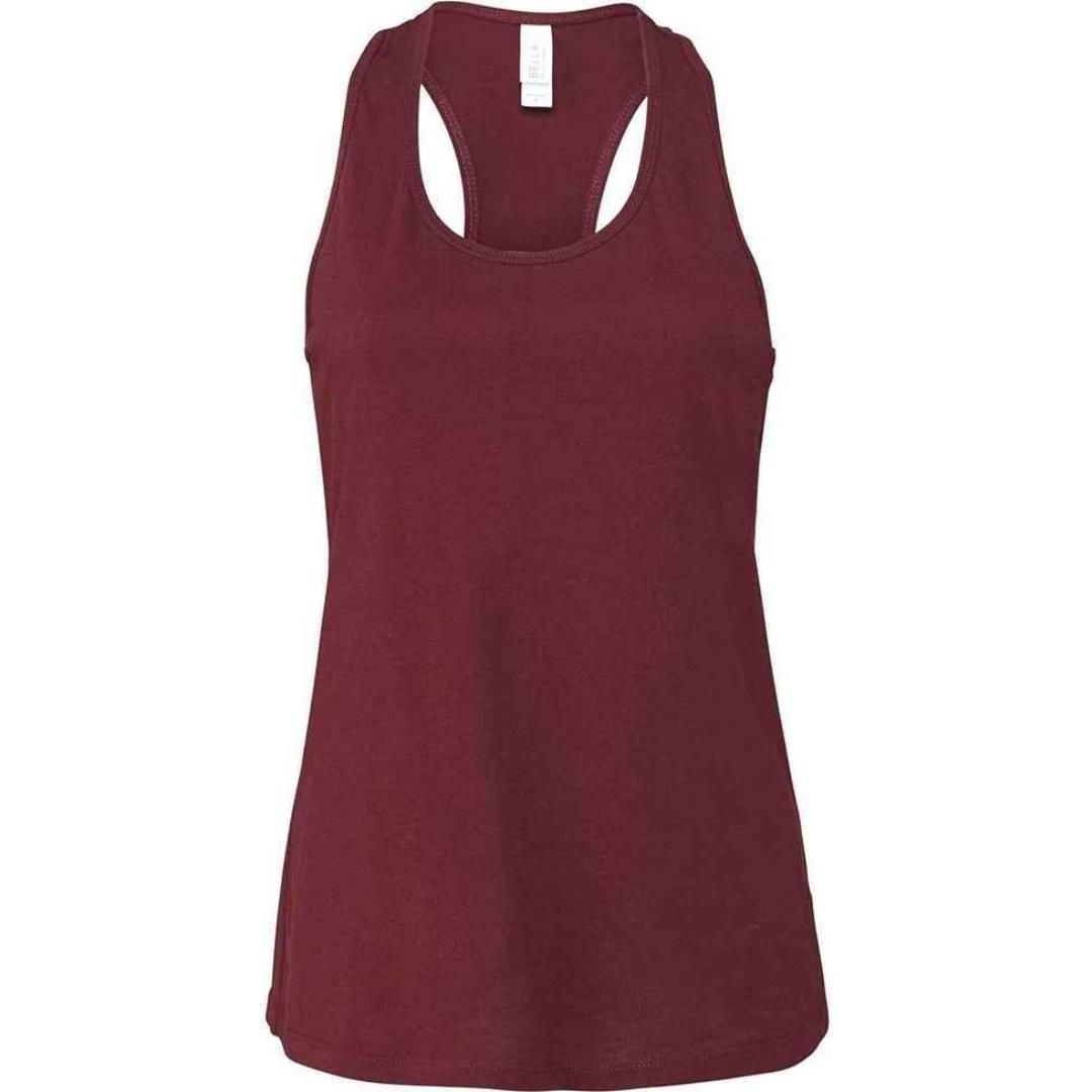 Bella Ladies Jersey Racer Back Tank Top