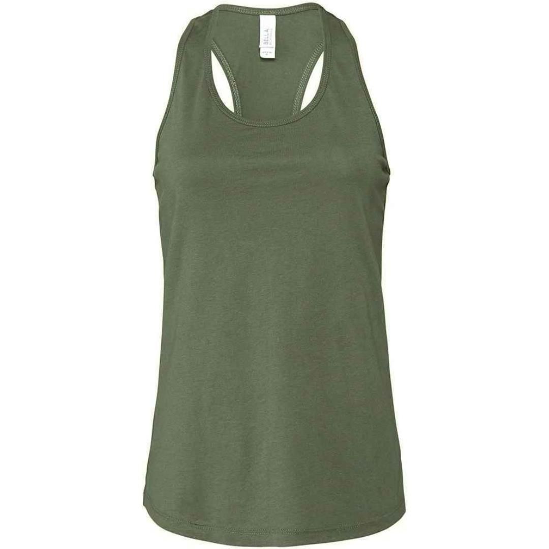 Bella Ladies Jersey Racer Back Tank Top