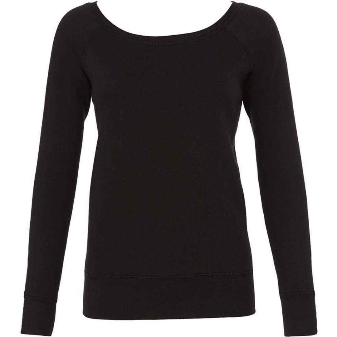 Bella Ladies Tri-Blend Sponge Fleece Wide Neck Sweatshirt