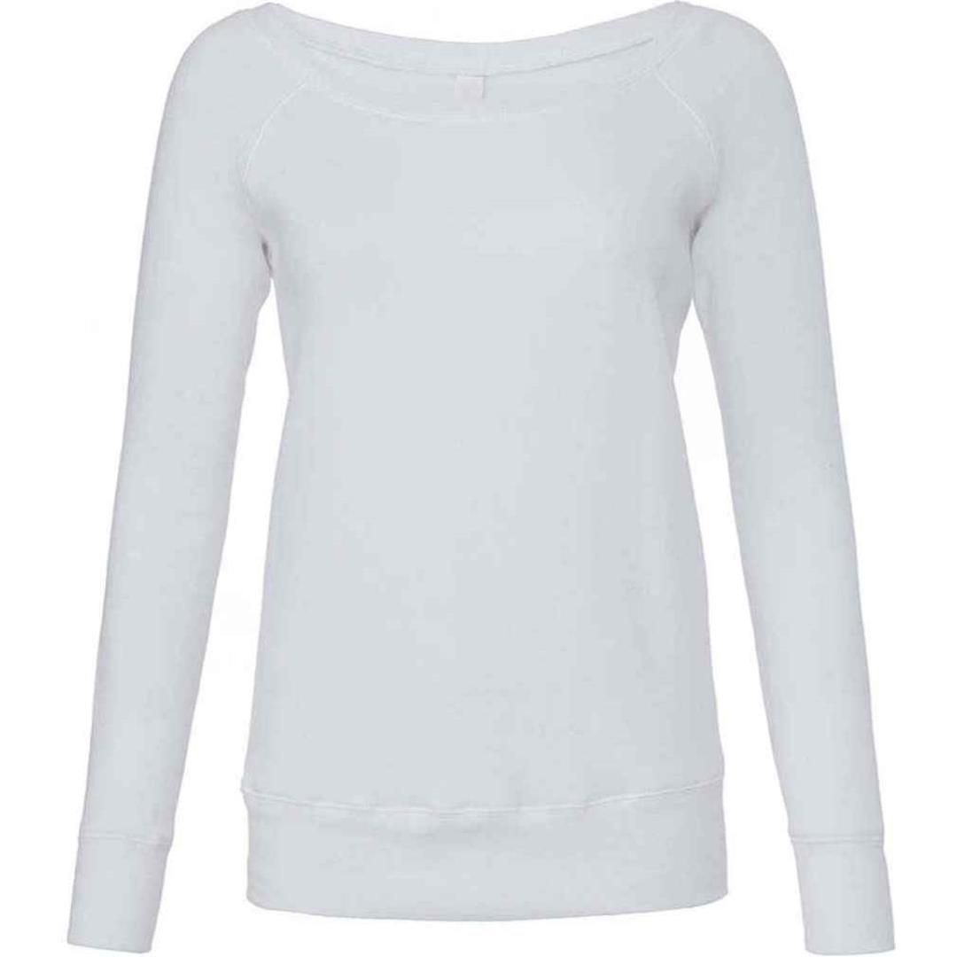 Bella Ladies Tri-Blend Sponge Fleece Wide Neck Sweatshirt