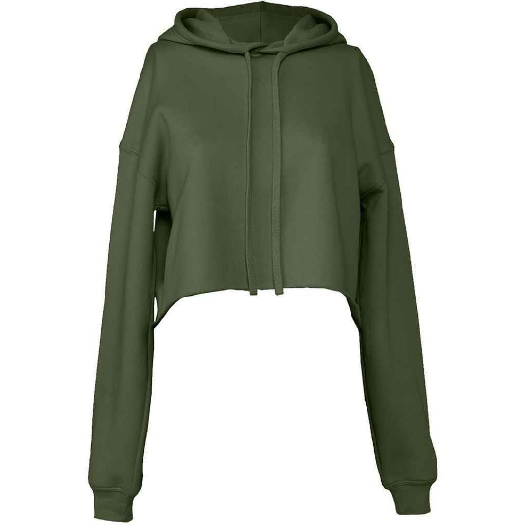 Bella Ladies Cropped Hoodie