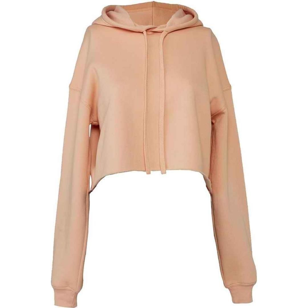 Bella Ladies Cropped Hoodie