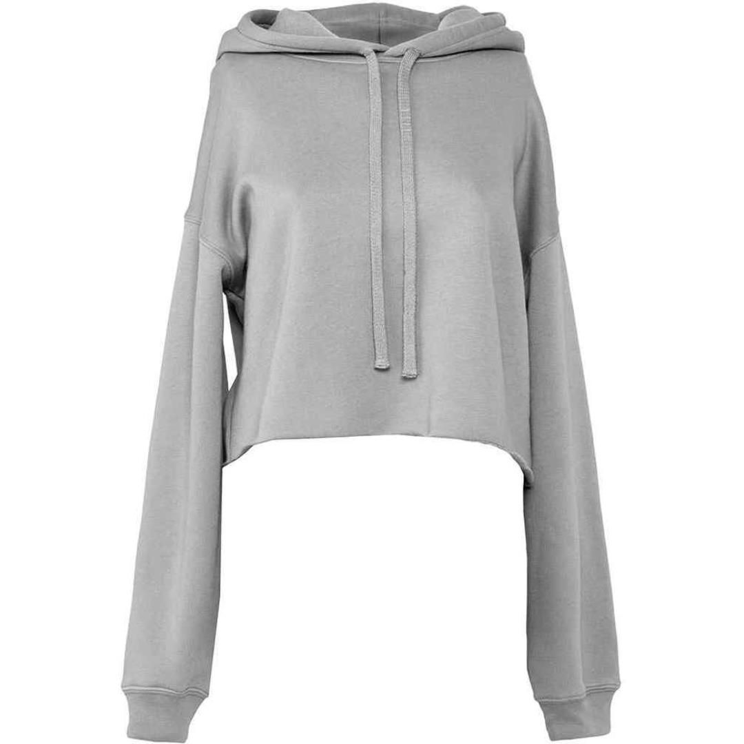 Bella Ladies Cropped Hoodie