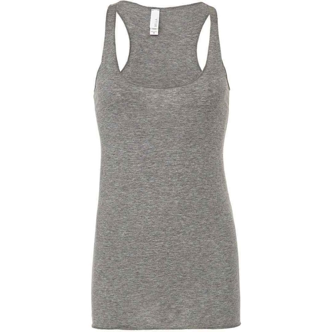 Bella Ladies Tri-Blend Racer Back Tank Top