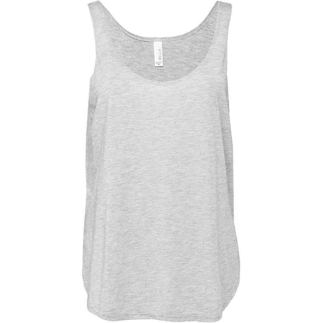 Bella Ladies Flowy Side Slit Tank Top