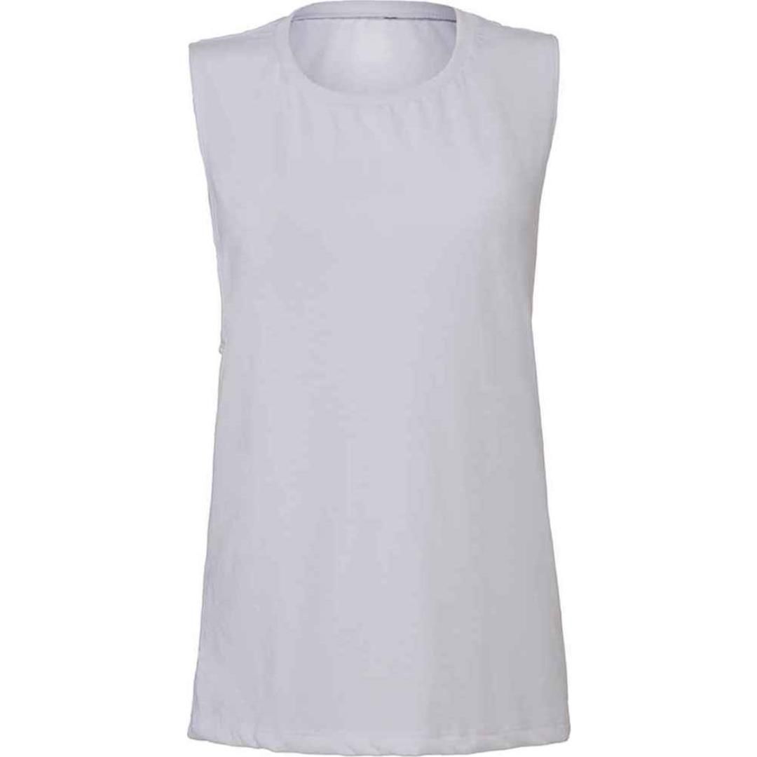 Bella Ladies Flowy Scoop Muscle Tank Top