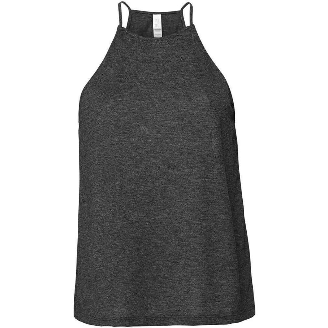 Bella Ladies Flowy High Neck Tank Top