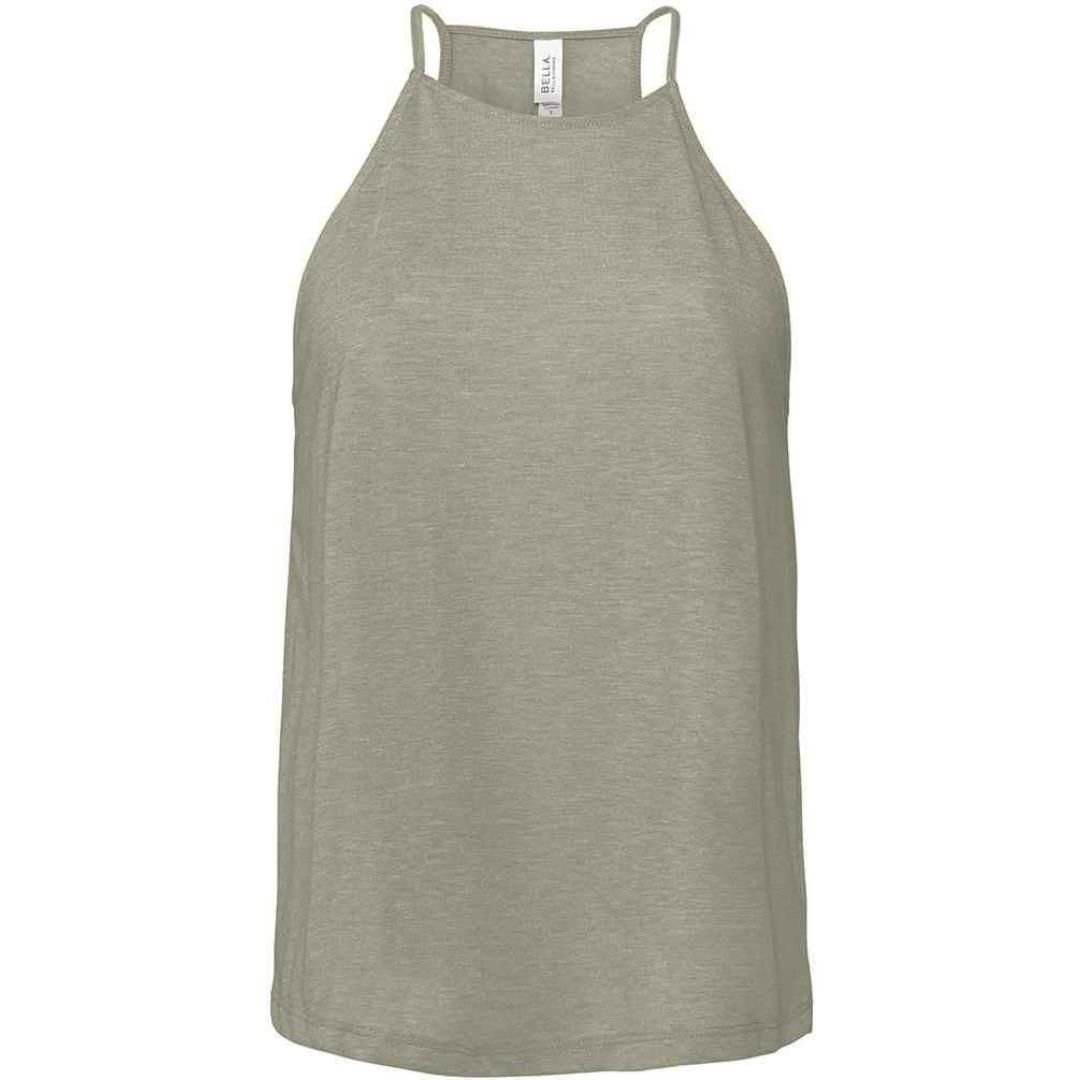 Bella Ladies Flowy High Neck Tank Top