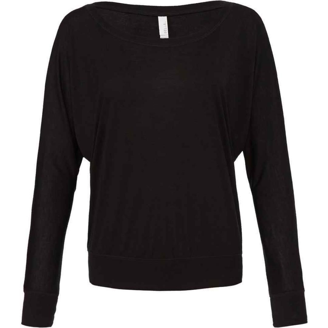 Bella Ladies Flowy Long Sleeve T-Shirt