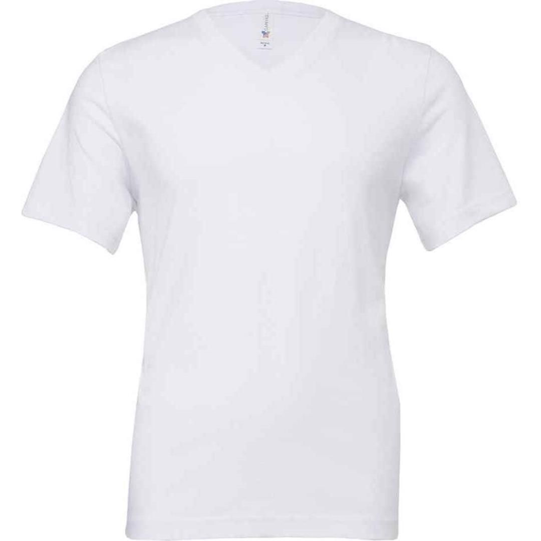 Canvas Unisex Jersey V Neck T-Shirt