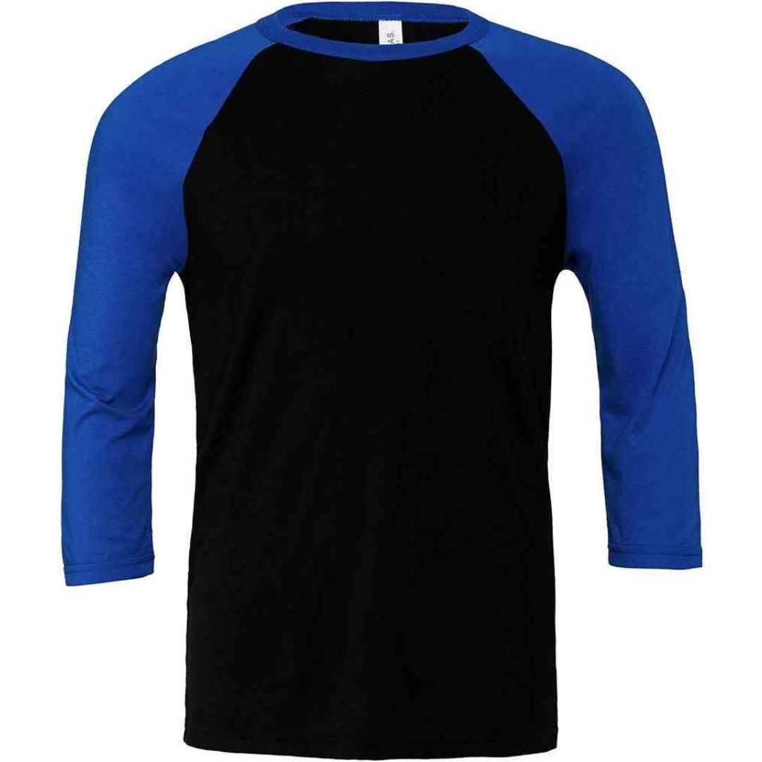 Canvas Unisex 3/4 Sleeve Baseball T-Shirt