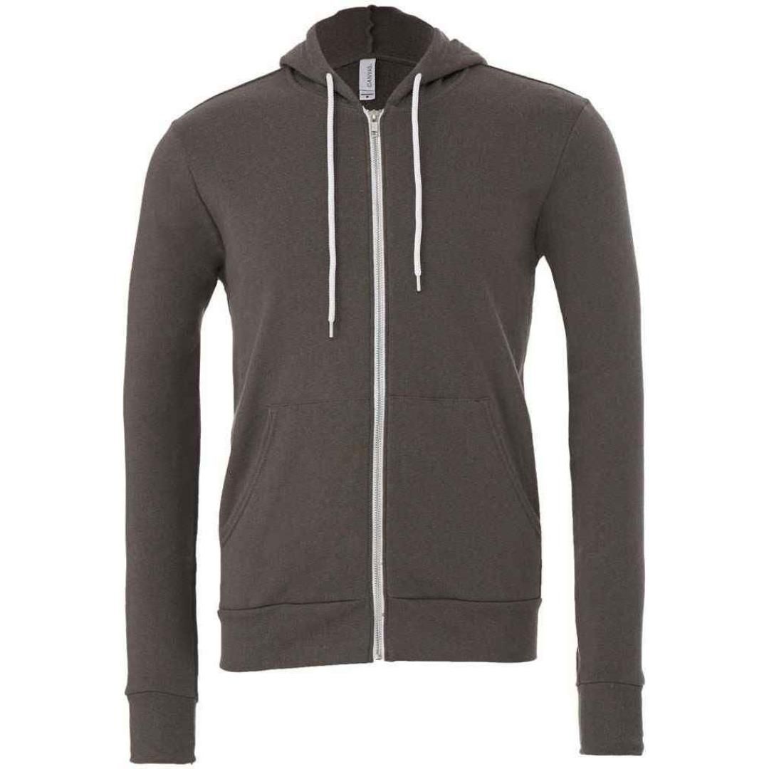 Canvas Unisex Full Zip Hoodie