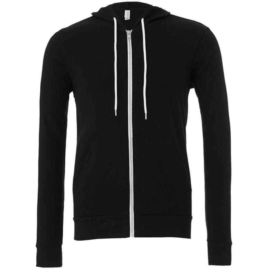 Canvas Unisex Full Zip Hoodie