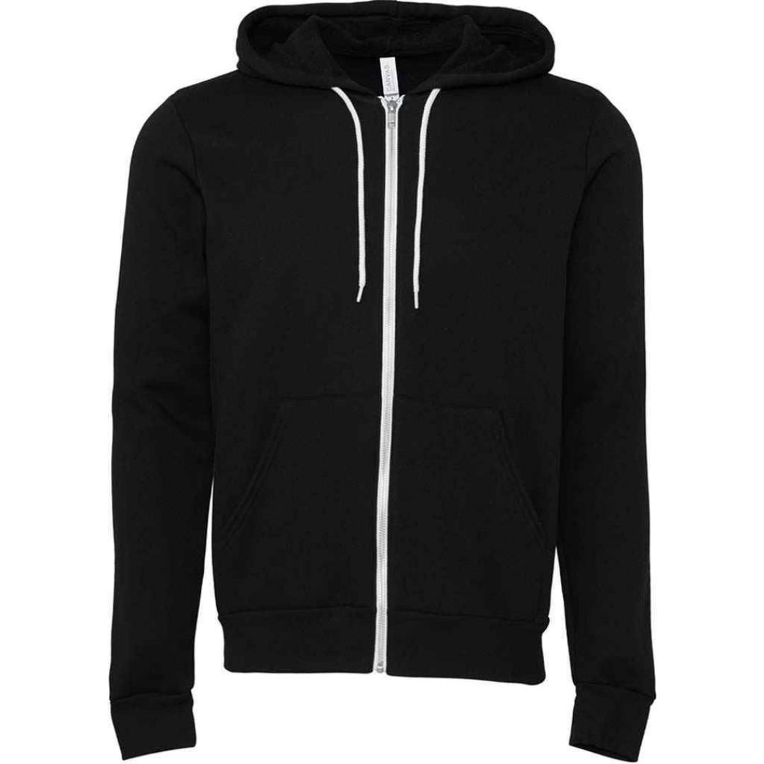 Canvas Unisex Full Zip Hoodie