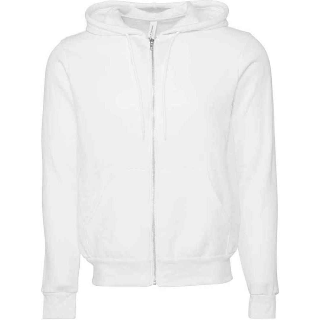 Canvas Unisex Full Zip Hoodie