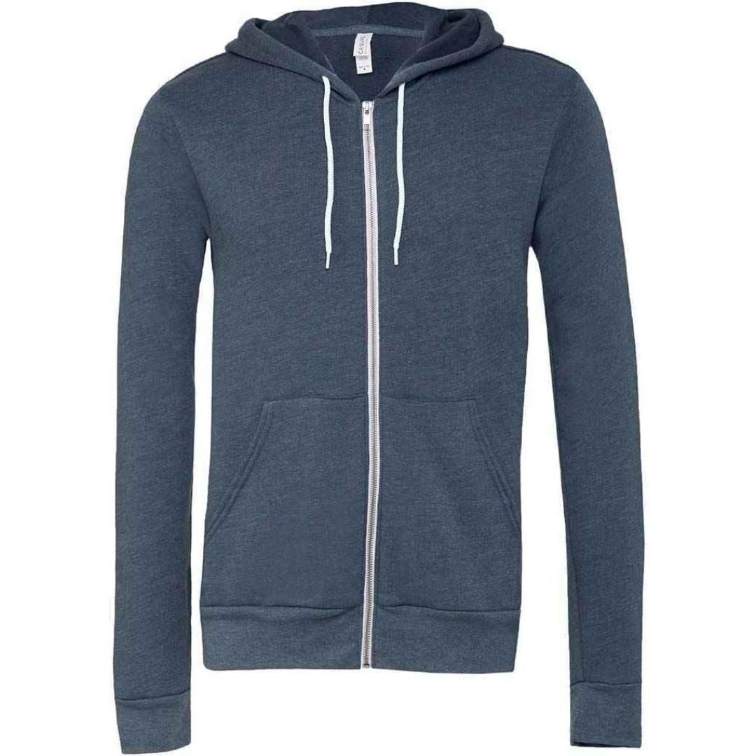 Canvas Unisex Full Zip Hoodie