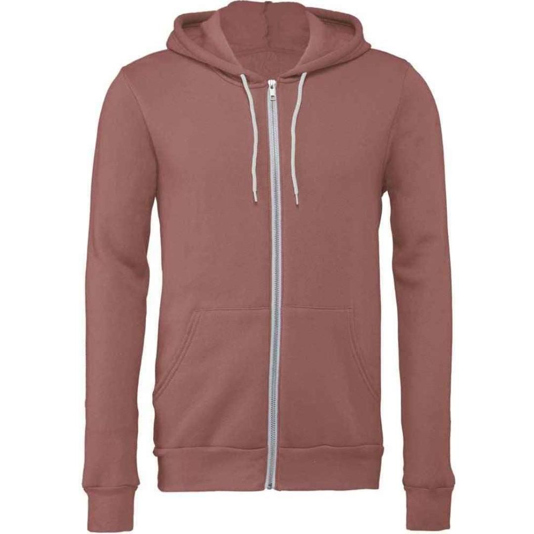 Canvas Unisex Full Zip Hoodie