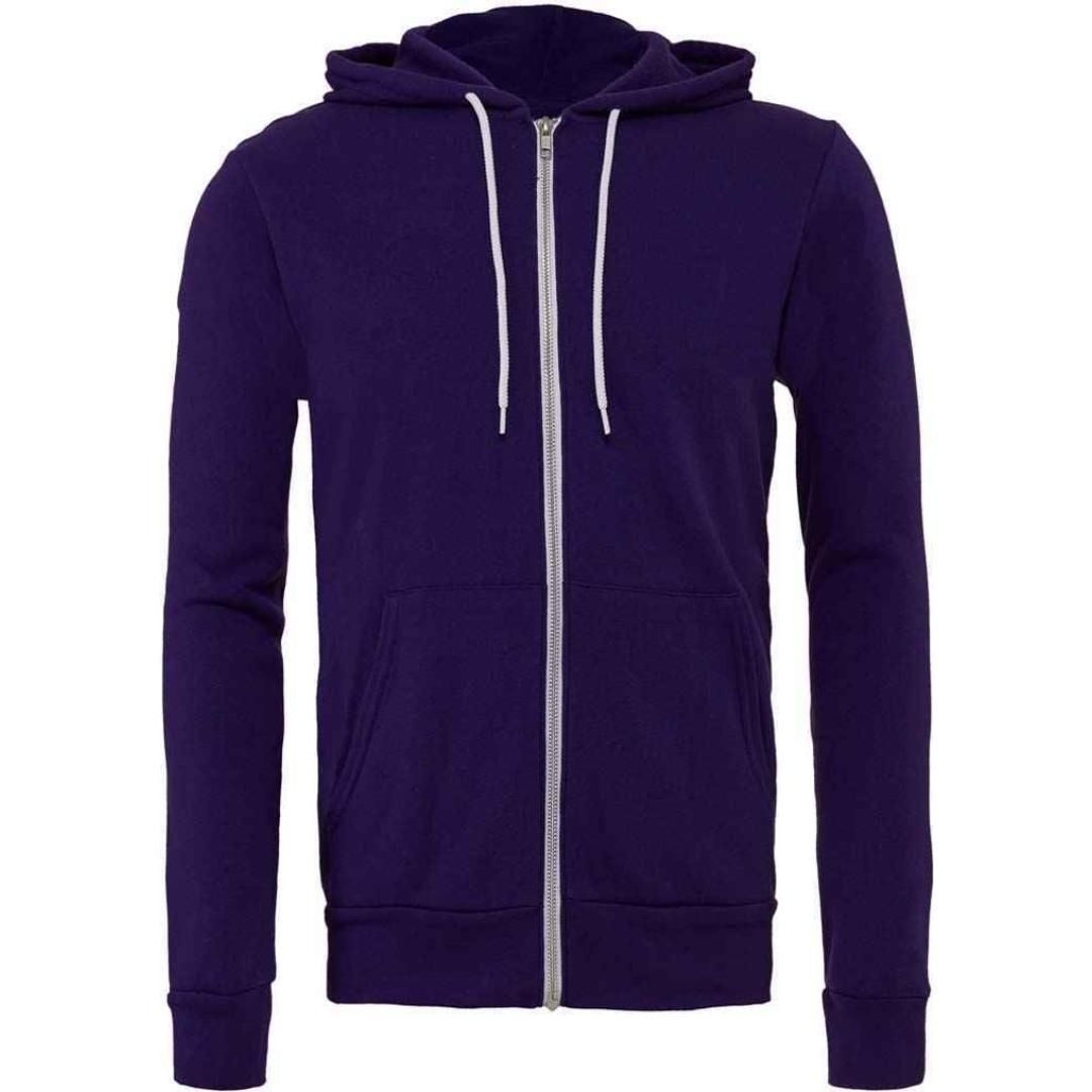 Canvas Unisex Full Zip Hoodie