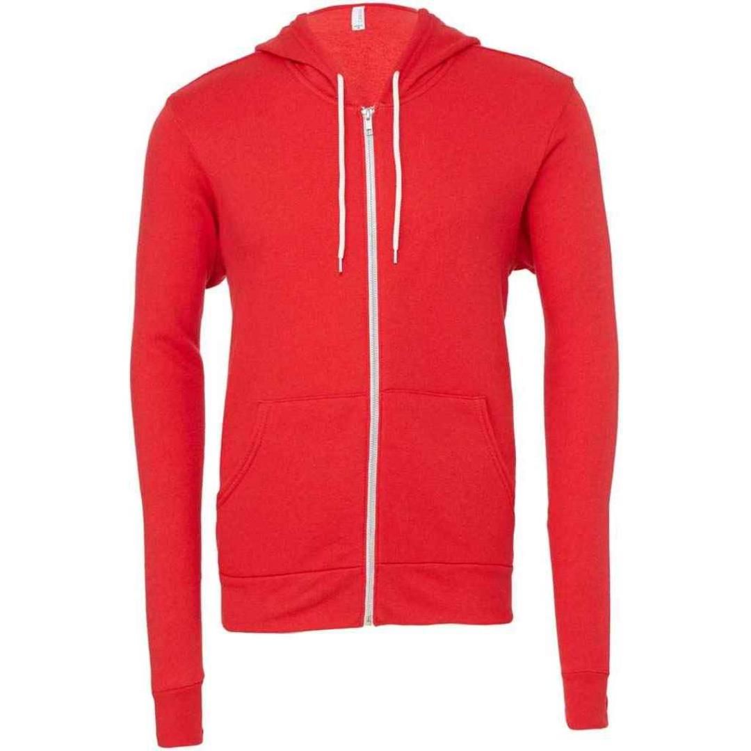 Canvas Unisex Full Zip Hoodie