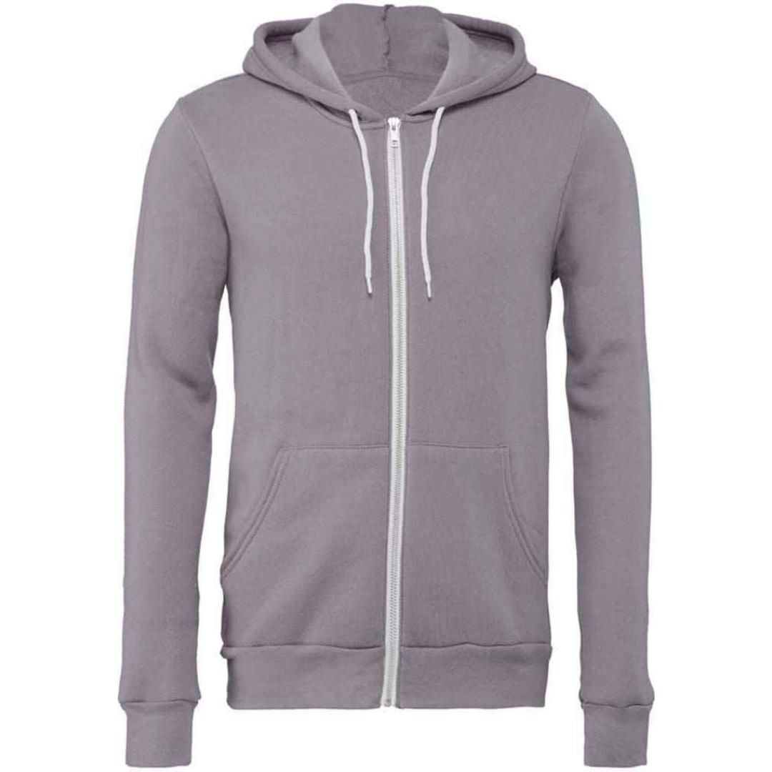 Canvas Unisex Full Zip Hoodie