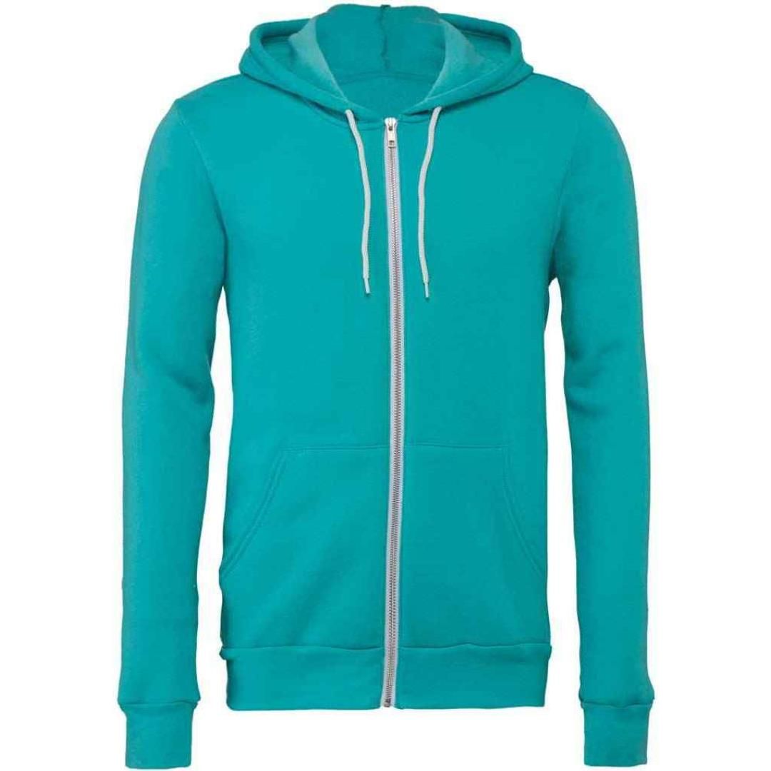 Canvas Unisex Full Zip Hoodie