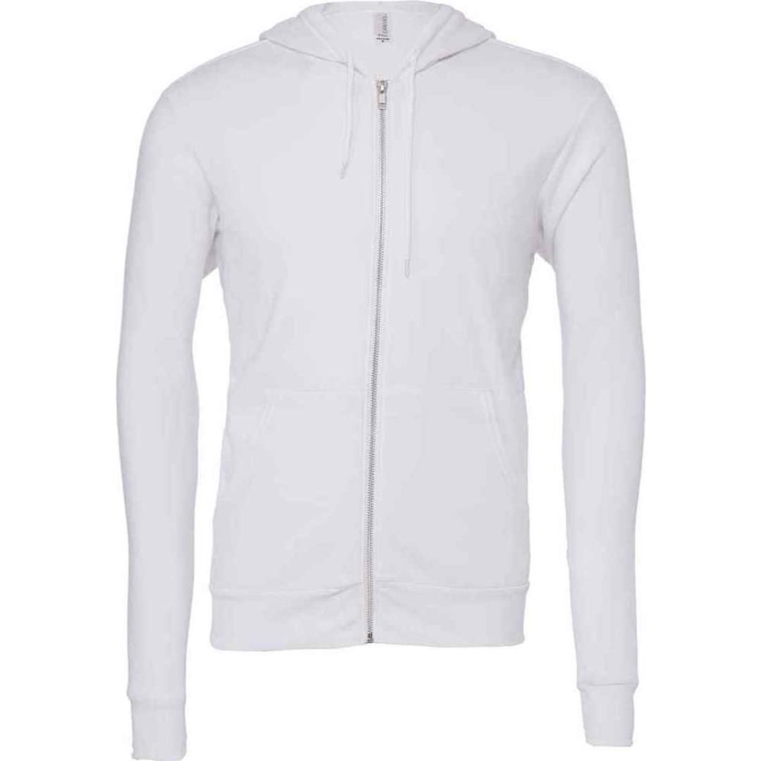 Canvas Unisex Full Zip Hoodie