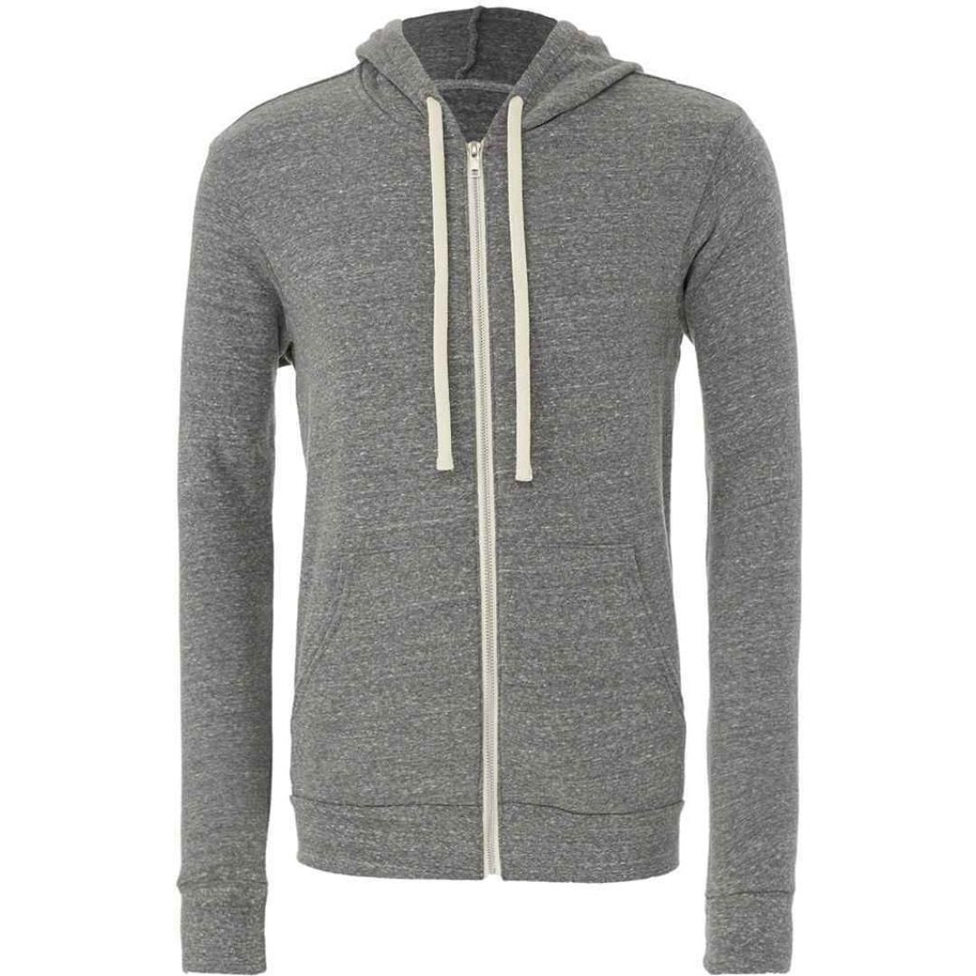 Canvas Unisex Tri-Blend Full Zip Hoodie