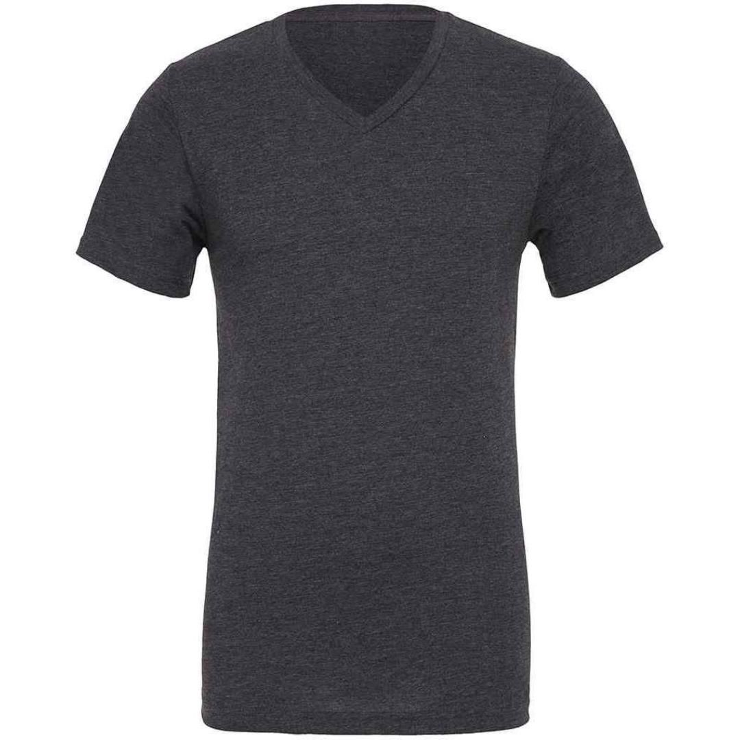 Canvas Unisex Heather CVC V Neck T-Shirt