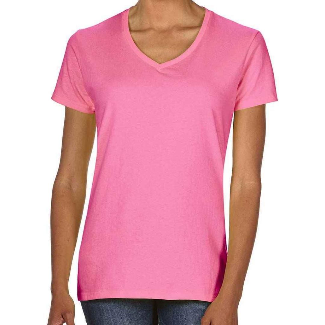 Gildan Ladies Premium Cotton® V Neck T-Shirt