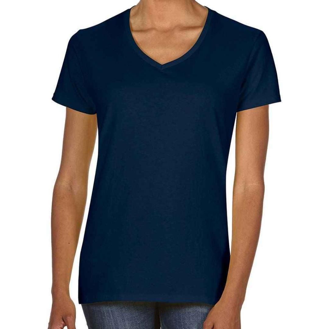 Gildan Ladies Premium Cotton® V Neck T-Shirt