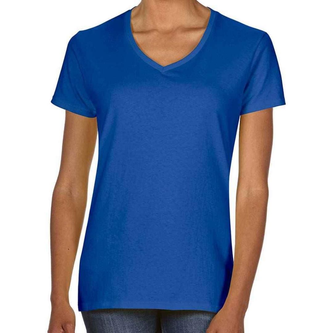 Gildan Ladies Premium Cotton® V Neck T-Shirt