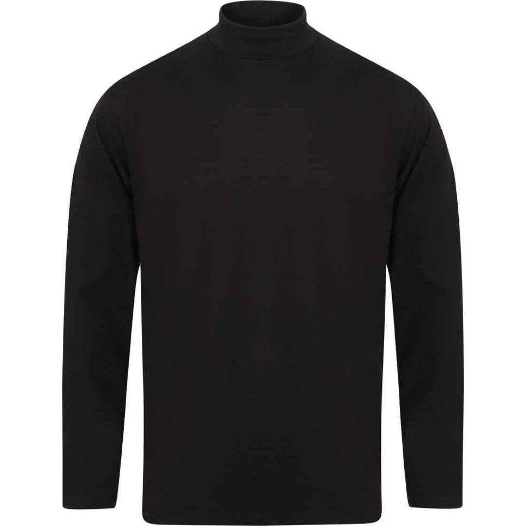 Henbury Long Sleeve Roll Neck Top